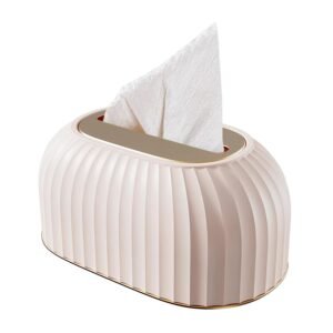 Streak Tissue Box Holder with Automatic Spring